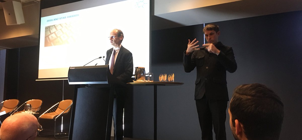 ANZ_AU's tweet photo. .@ElliottShayne speaks about the importance of #accessibility &amp; #inclusion for our customers, staff &amp; communities to #AccessAllAreas #IDPWD https://t.co/r8cKXC4ry3