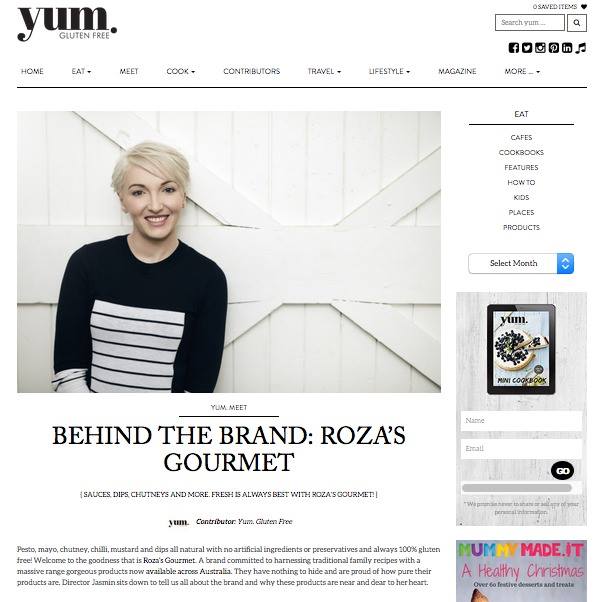 rozasgourmet's tweet photo. Thank you for the feature @yum_gluten_free! Our Director, Jasmin, is sharing why Roza's is near &amp; dear to her heart: https://t.co/5AnbpnqlsC https://t.co/1fXdmnuw3r