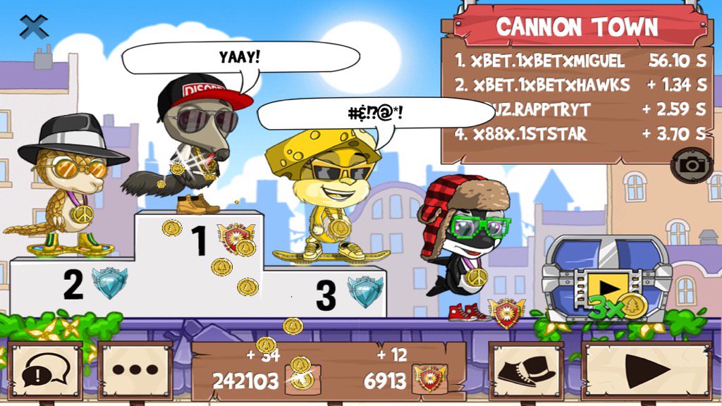 KingMiguel0's tweet photo. Get on my level, son! #funrun2 #1xbetxhawks #RapptrYT #1ststar https://t.co/x6KI5X2Snk