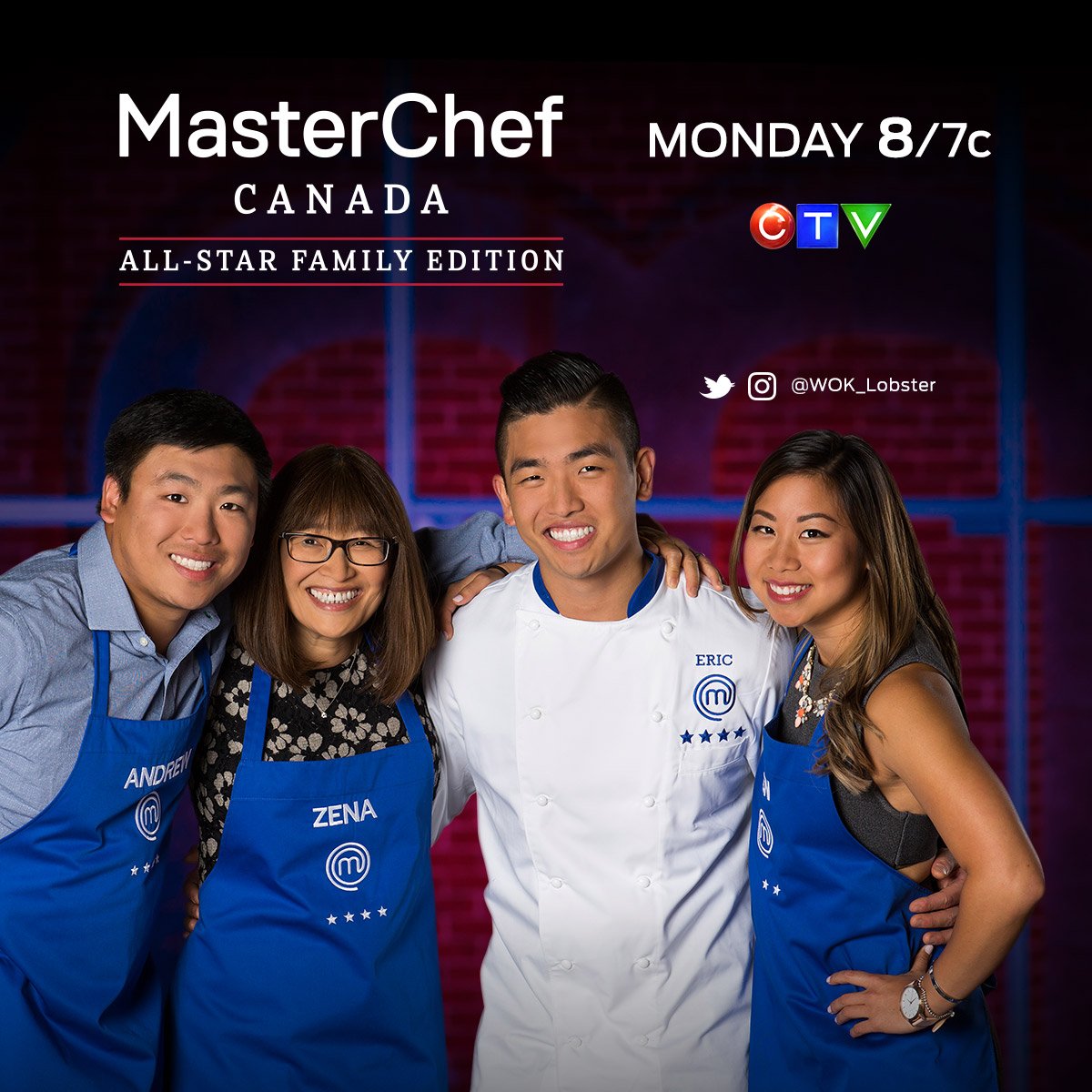 Tune into CTV Dec 5th @ 8pm to watch the Masterchef Canada All-star family edition! #masterchefcanada #food #allstars #familychaos
