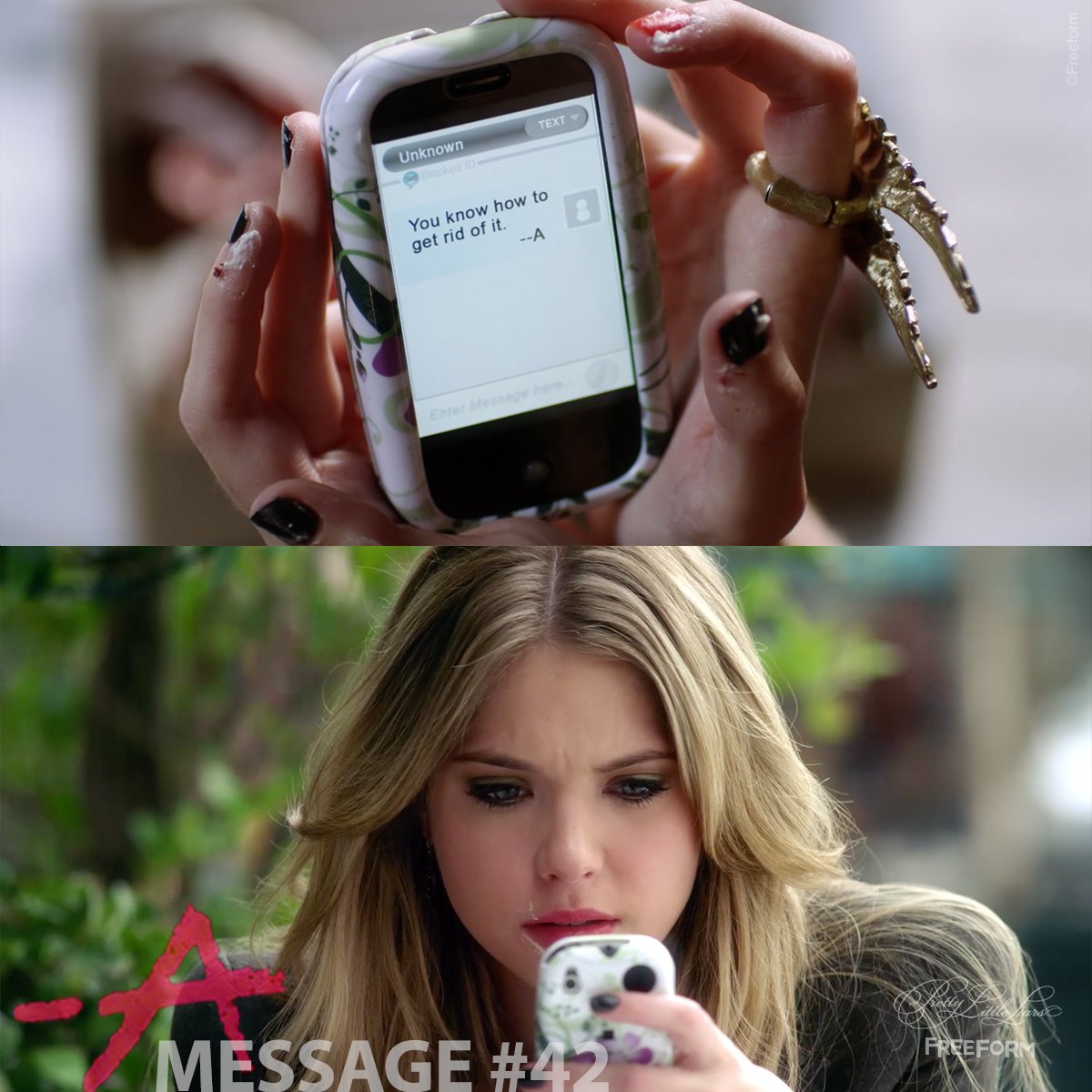 Pretty Little Liars Message 42 From A Sent To Hanna Lucky Leons Cupcakes 13 Of 150 Season 1 Episode 13 Prettylittleliars Pllmemorylane T Co Dbau3orsr0