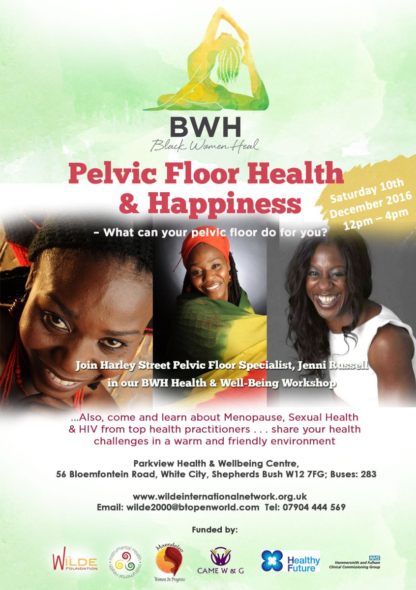 Continuing our monthly health &amp; well-being programme, with the Pelvic Floor doctor.