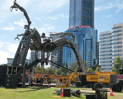 haulottegroup's tweet photo. #haulottergoup work platforms, thanks to United, have contributed to the #ArcadiaPerth Festival #Australia https://t.co/2l2SWQoqZ2