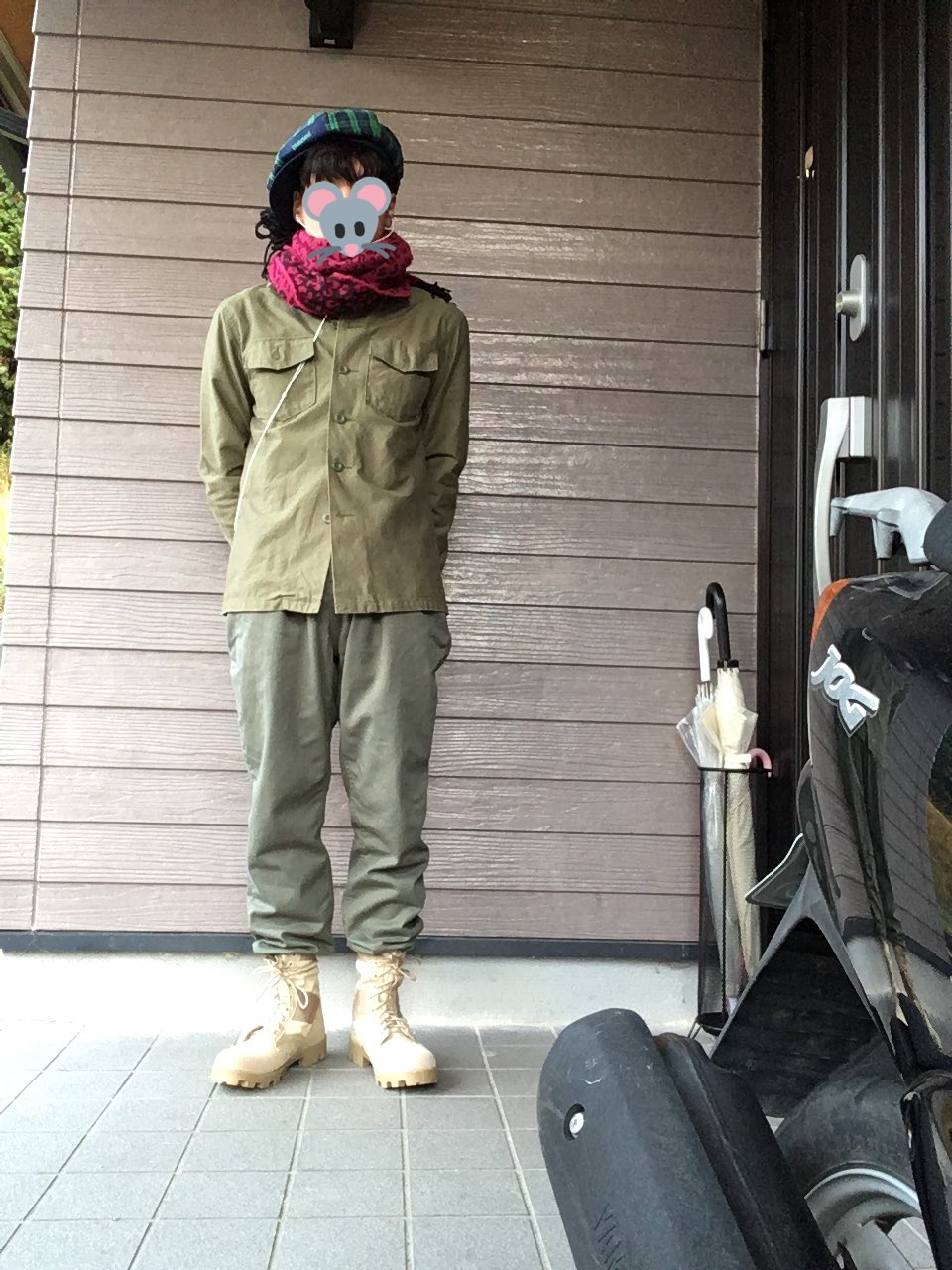 ハル 17 今日コーデ 古着 古着好き 古着屋 服 ブーツ オシャレ 雰囲気 今日コーデ ミリタリー 軍モノ 軍靴 古着好きと繋がりたい Fashion カッコいい 古着男子 ベレー帽 T Co Eglilrqts5 Twitter