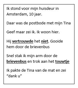 N_i_n_e_p_i_e_n's tweet image. Ik was vroeger toch ook onbetrouwbaar hoor ;) Maar het kwam goed #Terlouw  met het #touwtje (achter) onze #brievenbus #Tina