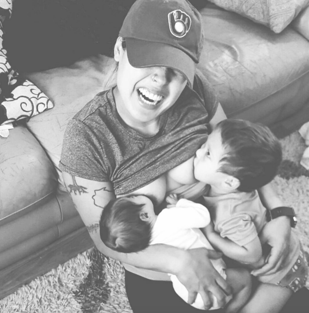 fitpregnancy's tweet photo. Mom honors tandem breastfeeding journey in Instagram post https://t.co/wnbjVyxwWn https://t.co/hyyH7jQxU9