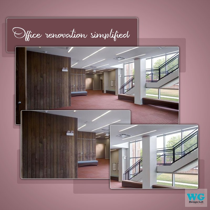 wgdesignlab's tweet photo. We create offices that reflect your company and boost employee productivity.
#ExpertArchitects #WGDesignLab #InsightfulDesign https://t.co/Y07cjTfhFg