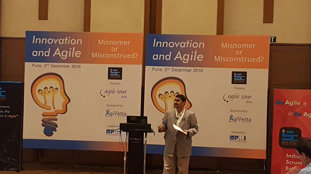 ISECIndia's tweet photo. #Agiletour #Pune 2016, @madhurkathuria, @shrirang_bapat #atpune https://t.co/ejuyuFW43W