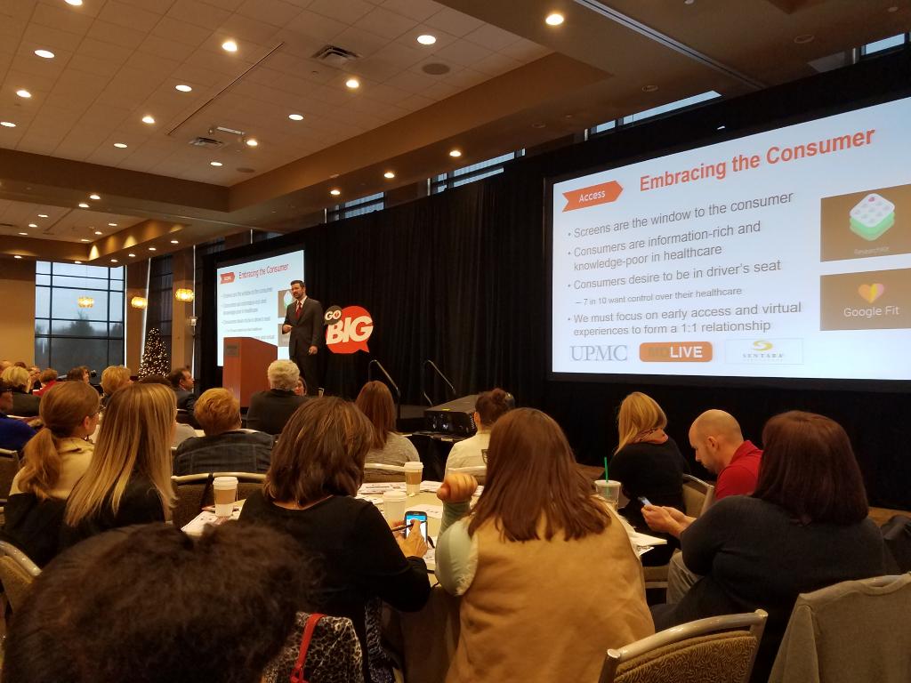 AHAMissouri's tweet photo. Great presentation today, @RyanDDonohue! Thank you for sharing a consumer perspective on healthcare! #GoBigMWA @AHAMidwest https://t.co/nnVvjpSxqr
