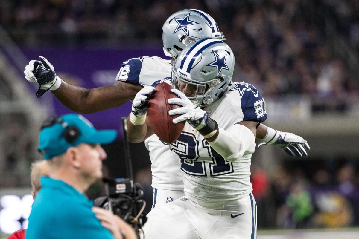 espn's tweet image. The Boys refuse to lose.

Zeke and Dez each find the end zone in a 17-15 win in Minnesota, running Dallas’ win streak to 11 games.