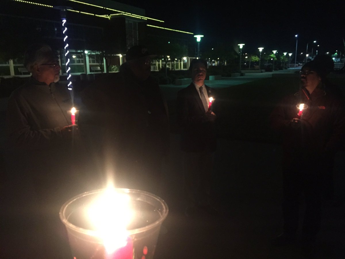 Cesar_Zepeda1's tweet photo. World AIDS day candlelight vigil at Richmond City Hall. #WorldAIDSDay #RichmondCA #CesarForRichmond https://t.co/MsDKhww2Z1