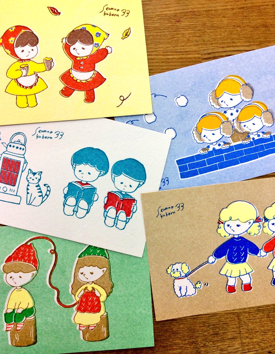 Jam レトロ印刷 Surimacca En Twitter 冬にぴったりなポストカード入荷しました クリスマスカードや年賀状も増え始めていますのでぜひ見に来てくださいね