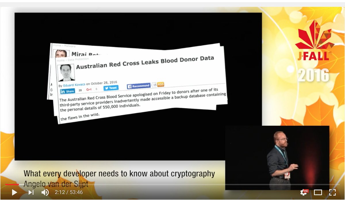 java's tweet photo. Cryptography for the #Java developer @_angelos

#JFall

RE: https://t.co/CEO51pK6sc https://t.co/DRrtryJAeQ