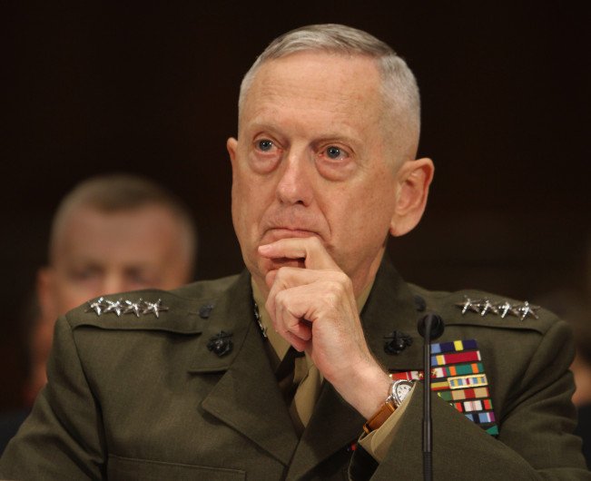 denverpost's tweet photo. Trump has chosen retired Marine Gen. James Mattis for secretary of defense https://t.co/nkYFW9iHOt https://t.co/UvshyED1Rg