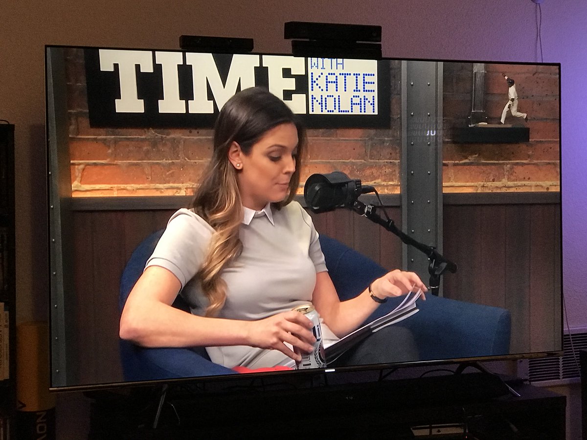 renowned's tweet photo. @katienolan whoa have you always done the pod while casually enjoying a beer? #4kContent https://t.co/PXZuS8ny11