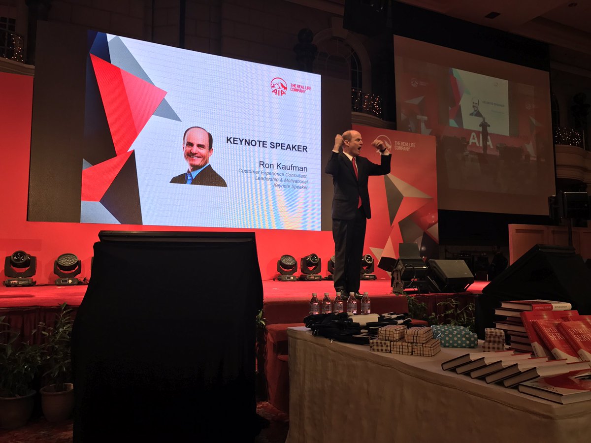 mr_gadget's tweet image. Listening to the legendary #CX Leader @RonKaufman address #AIAMY #Malaysia #AIA