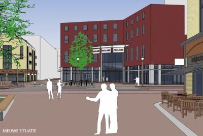 onshouten's tweet photo. Grote opknapbeurt winkelcentrum het Rond. Bekijk alvast de impressies op OnsHouten https://t.co/hypWEzwk9G https://t.co/FxIwixch7X