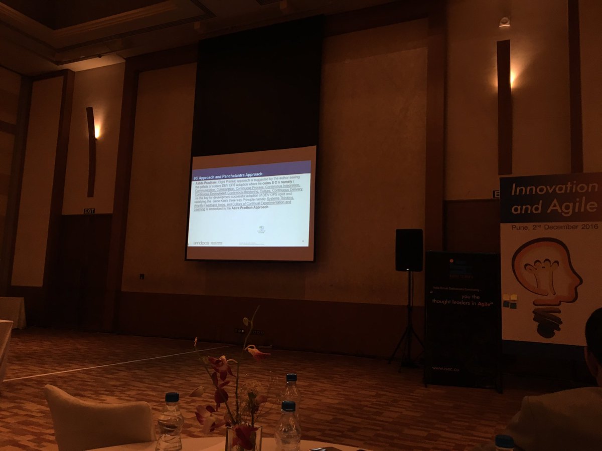 rbanneng's tweet photo. #ATPune Mr.shankar raman advocates adopting Ashta Pradhan approach for those who see pitfalls with #DevOps https://t.co/iNyXl6eUW8