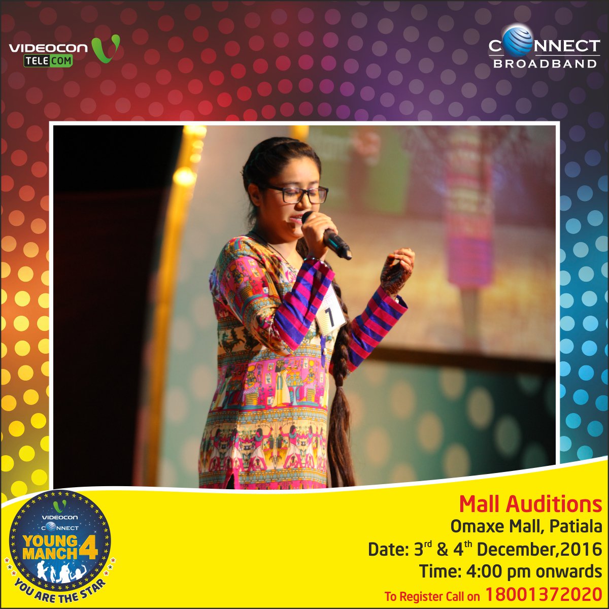 VideoconTelecom's tweet image. Do not miss a chance to explore your talent. Join us for #YoungManch4 auditions round.To register online click bit.ly/VCYM4