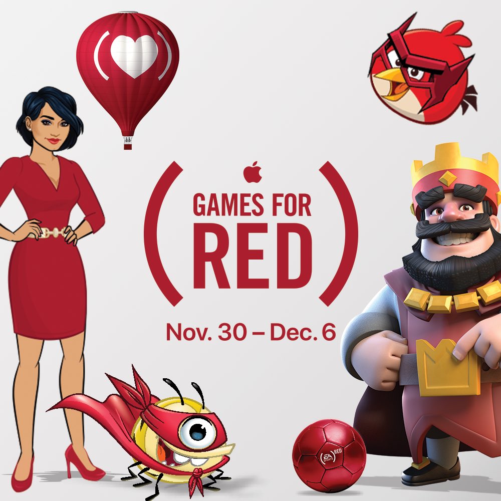 jaimecamil's tweet photo. Play @RED give life ❤️ We can deliver an AIDS FREE GEN @AppStore #GamesForRED #WorldAIDSDay 💯% goes to fight AIDS 🙌🏼 https://t.co/n7XenyjNBh https://t.co/CoRmqyoVYg