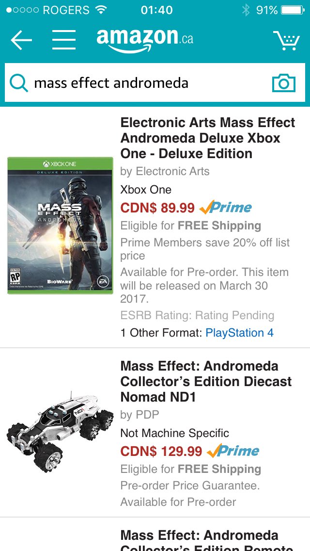 DialogueWheel's tweet photo. Did Amazon announce a release date before @BioWare or @EA? https://t.co/ygfoOiU1Pr