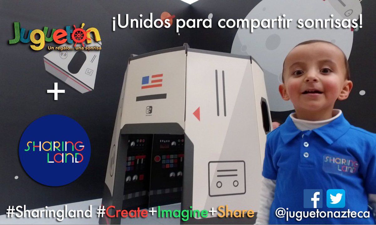 Compartiremos sonrisas mañana con <a href="/jorgegarralda/">JORGE GARRALDA</a> Donaremos guaridas para <a href="/juguetonazteca/">Juguetón Azteca</a> Transmisión en vivo #Sharingland #Jugueton2017