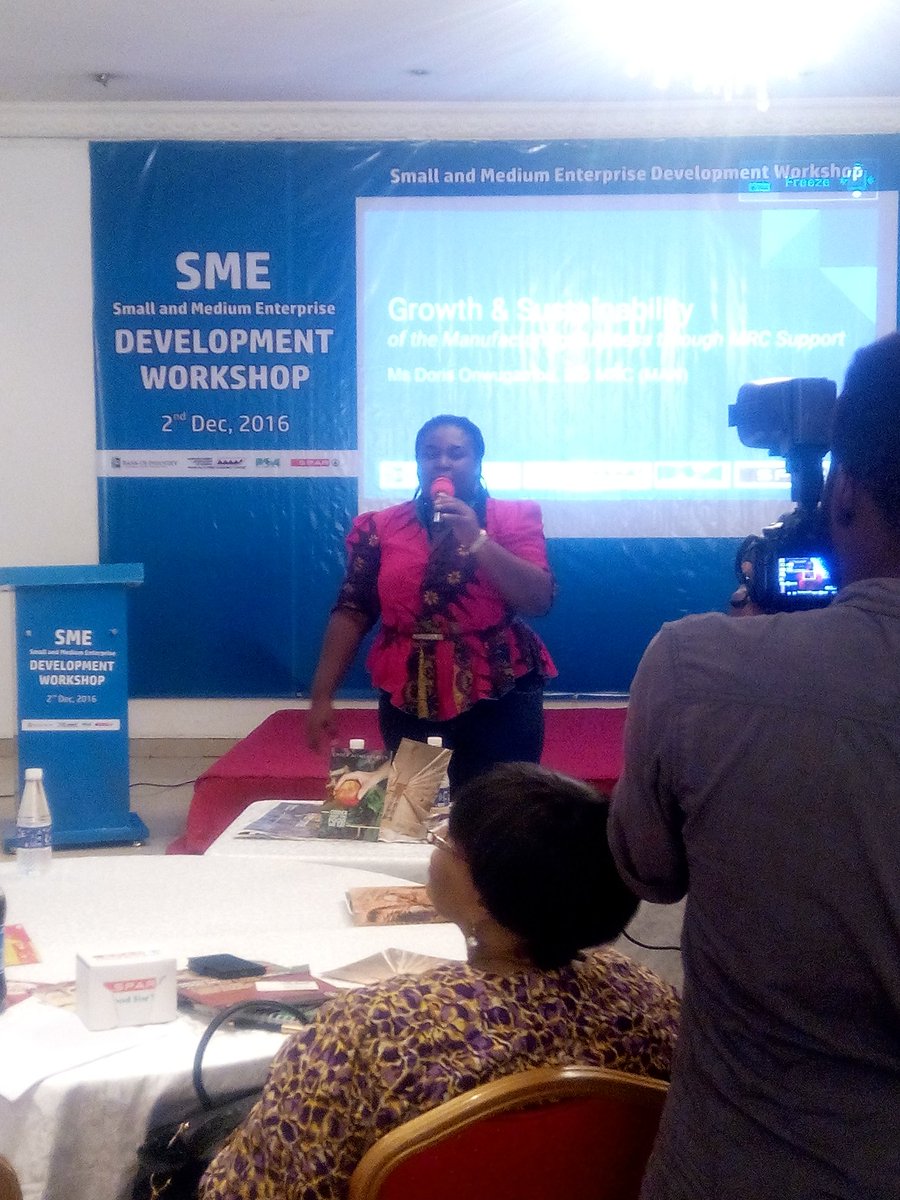 DemolaExpoze's tweet image. MD MRC (MAN) on Growth and sustainability of  manufacturing Businesses through MRC support. #SMEWorkshop