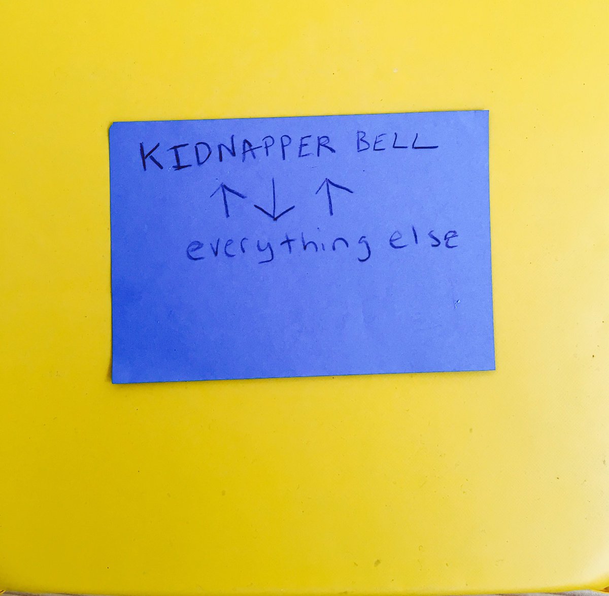 KidnapperBell's tweet photo. Spare all expense. https://t.co/sO7sePO1kx
