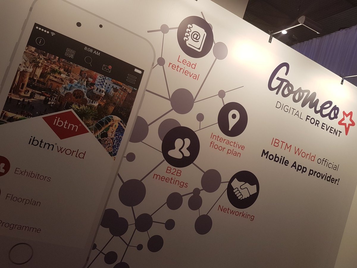 FaUzanneau's tweet photo. It was a great edition of @ibtmworld this year, see you next year in the @goomeo app! #ibtmvibe #IBTM2016 #ibtmworld https://t.co/qGuzbq7LEP