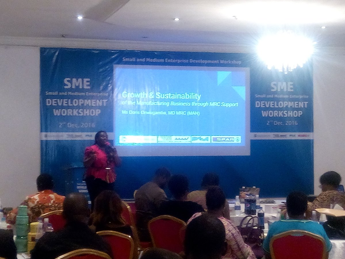DemolaExpoze's tweet image. MD MRC (MAN) on Growth and sustainability of  manufacturing Businesses through MRC support. #SMEWorkshop