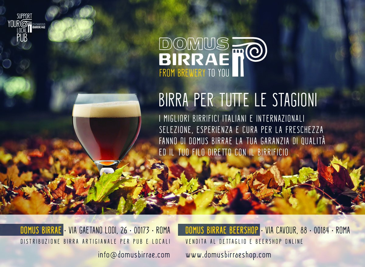 DomusBirrae's tweet photo. Birra per tutte le stagioni! #domusbirrae https://t.co/IxbXGxgF1V