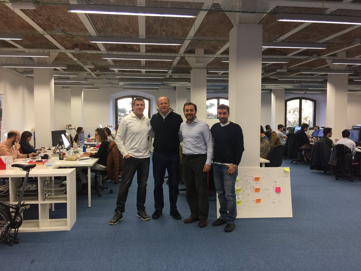 We received <a href="/howardlove/">Howard Love</a> @ our offices, great meeting! StartupJCurve <a href="/beMobileES/">Bemobile</a> <a href="/BkieApp/">BKIE</a> #500markets @MarcoBorrelli @SergiJuanos <a href="/Jordipriu/">Jordi Priu</a>