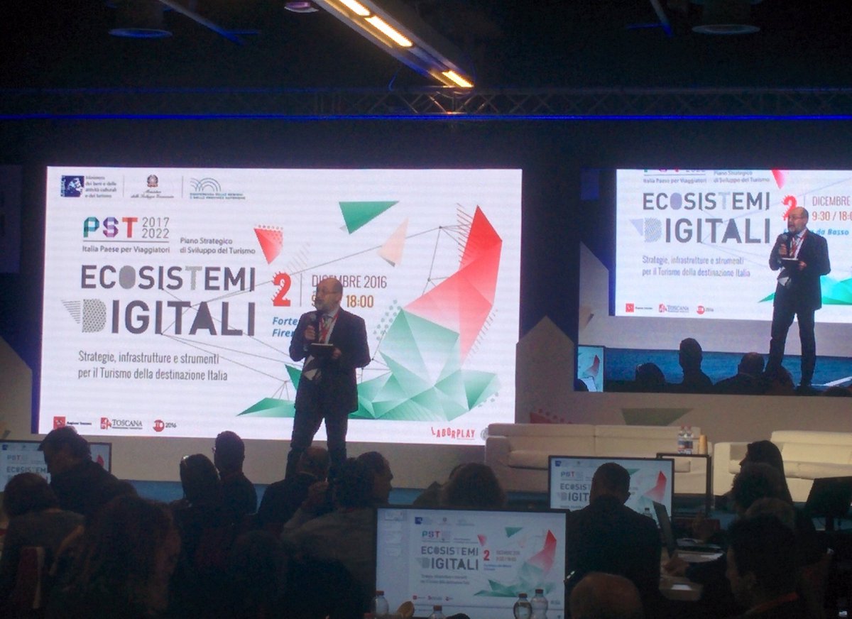 Prof. Sacco sottolinea importanza di #co-creazione di contesti di #narrazione per la promozione turistica #EcosistemiDigitali #bto2016