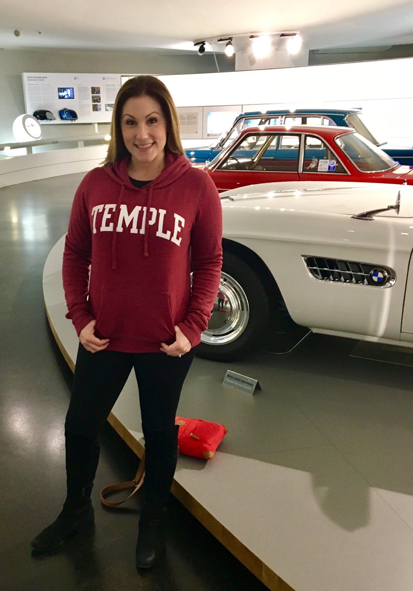 TempleOwl96369's tweet photo. @TempleUniv Flexing Temple pride at the BMW Museum in Munich today. Cheers, Owls! ✌🏼️ https://t.co/Wd5Uktkb2q
