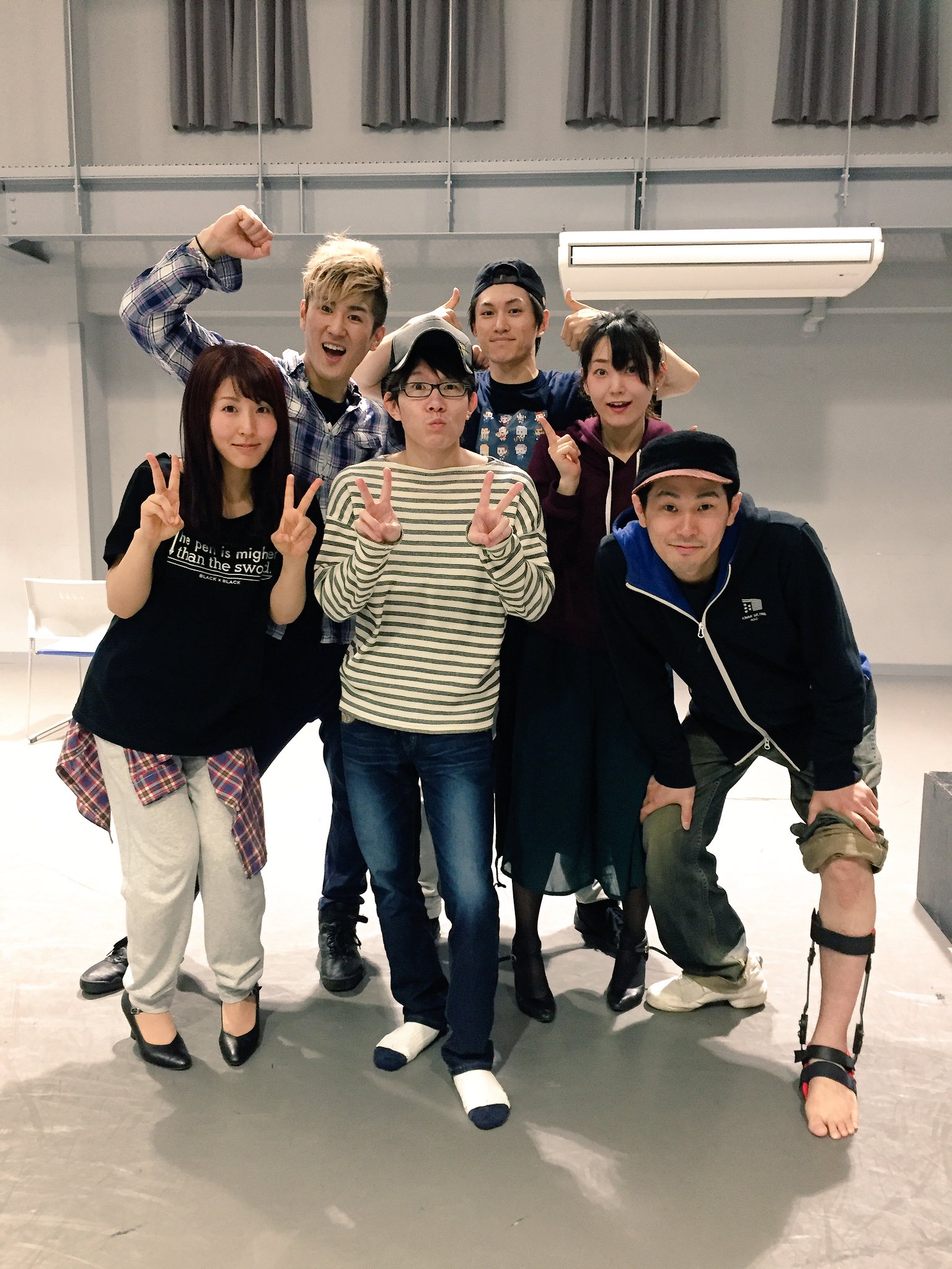Setマネージャー 湊 豊永利行2nd Live Singing Crown Dancing Clown 本日 ダンスのリハーサル 振付 ダンサーは Set劇団員 振付 小暮邦明 足 負傷中 ダンサー 矢野奨吾 森内翔大 安川里奈 山城屋理紗 ご来場の皆さま お楽しみに っ
