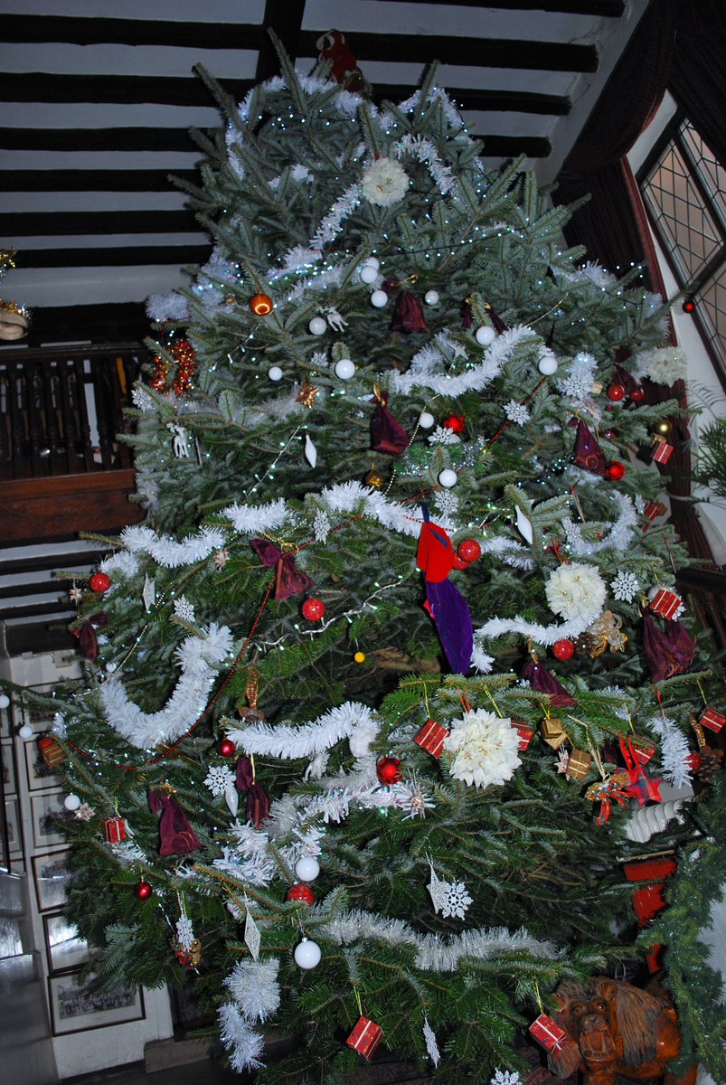 Buckswood_UK's tweet photo. The #Christmas tree is up in the Buckswood Main House! https://t.co/RfBVFghIYN