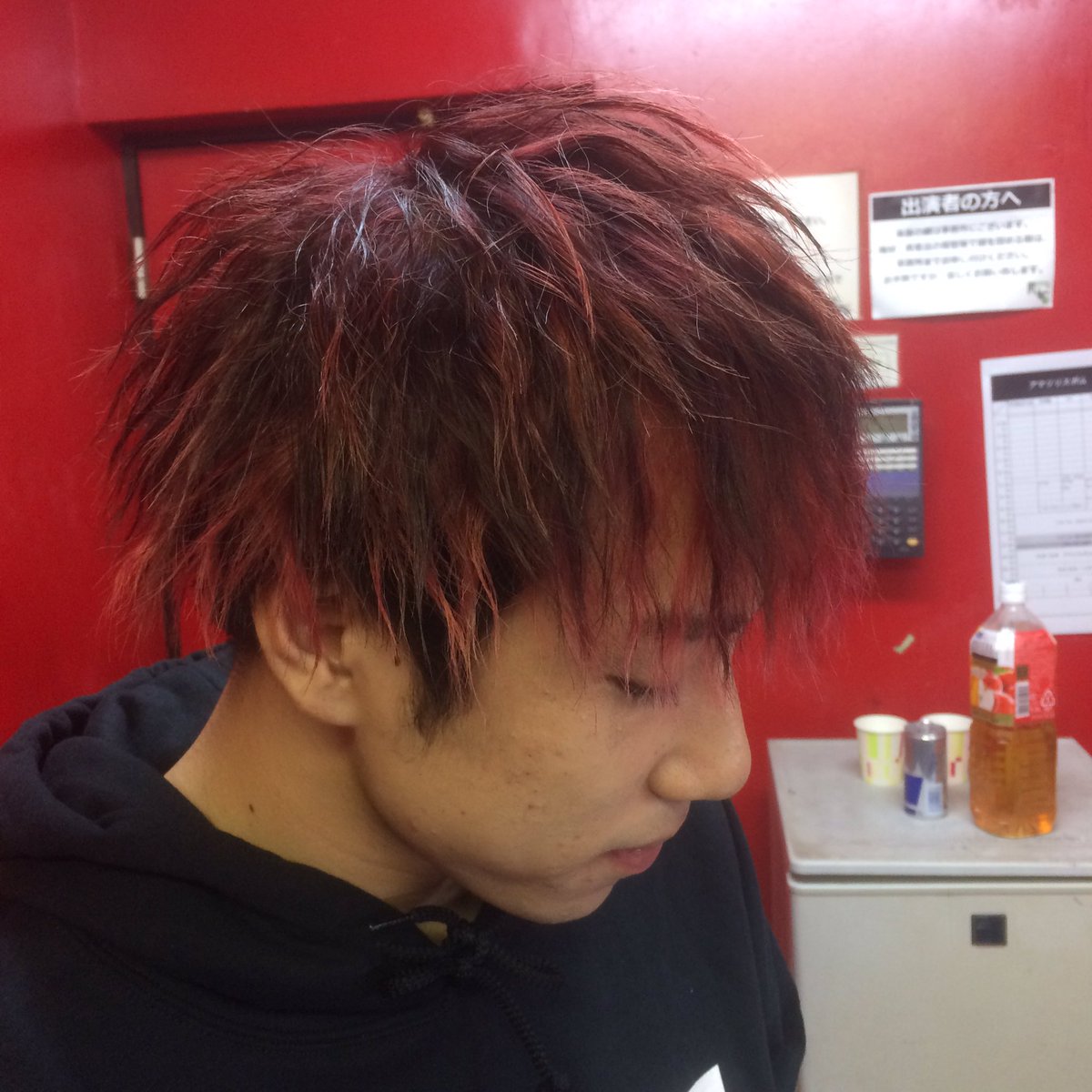 Ryusei アマリリス大阪お疲れ様でした みんな気をつけて帰ってね サグワ の今日の髪の毛は毛束ねじってアイロンのツイストスタイルでしたっ ゆうこんはニット帽スタイルでした