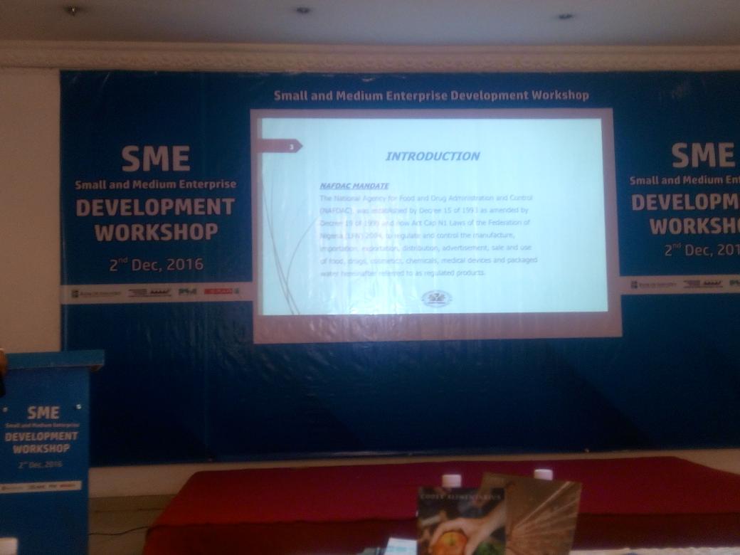 SPARNigeria's tweet image. Former Director, NAFDAC Mrs Ogochukwu N Mainasara is also here to talk about Food Safety Requirements. #SMEWorkshop
