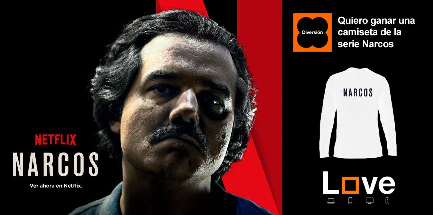 OrangeTV_es's tweet photo. Comparte tu mejor versión de Pablo Escobar con el HT #NarcosOrangeTV y llévate una camiseta de #Narcos @NetflixES 👨🏻 https://t.co/5aOzYpt8jK https://t.co/NxIstHQ4ni