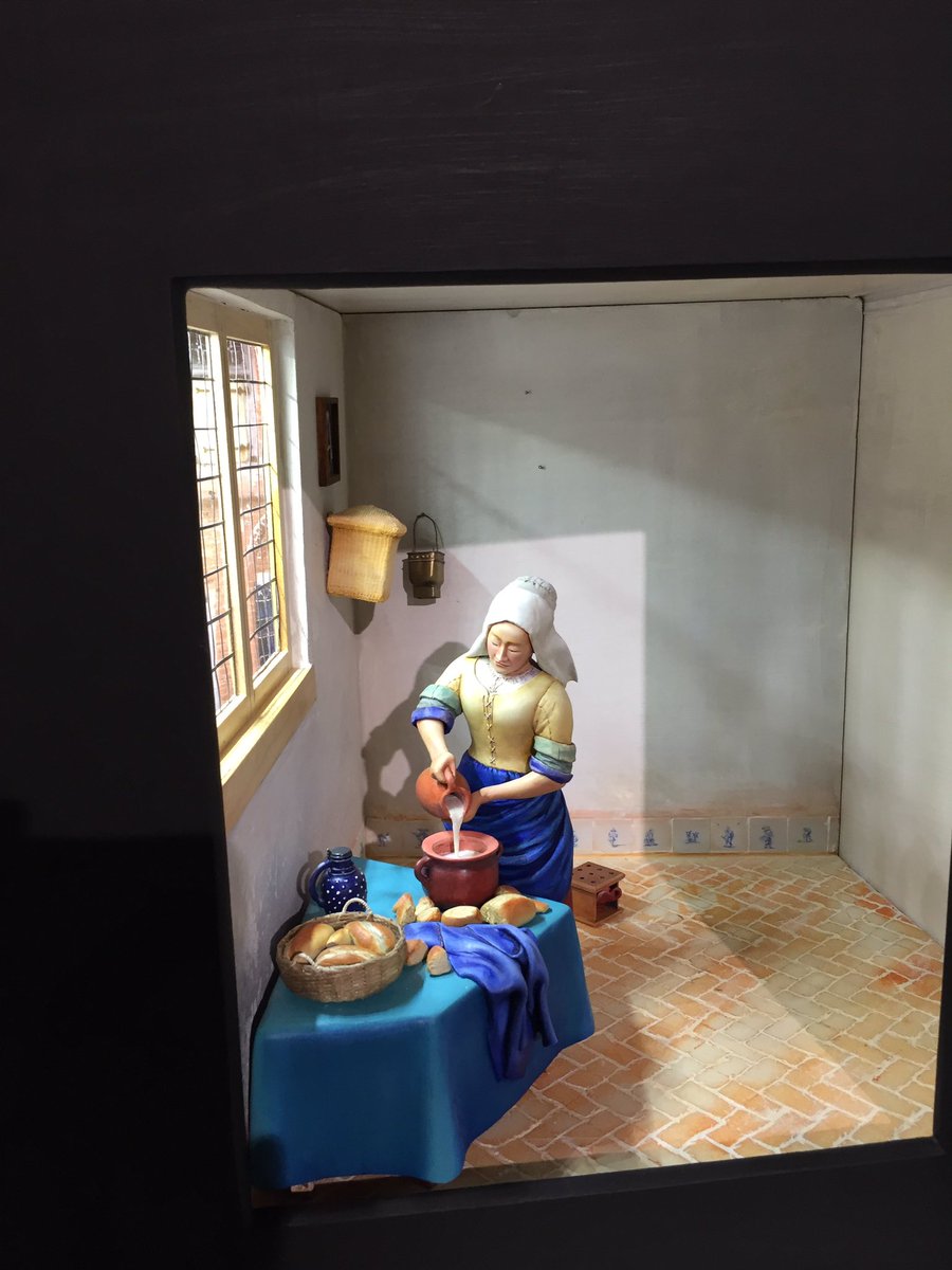 VU_Advancement's tweet photo. Nick Olliff's 'The Milkmaid' major winner of #connect16 #art prize #diorama https://t.co/Noa20xMmNY