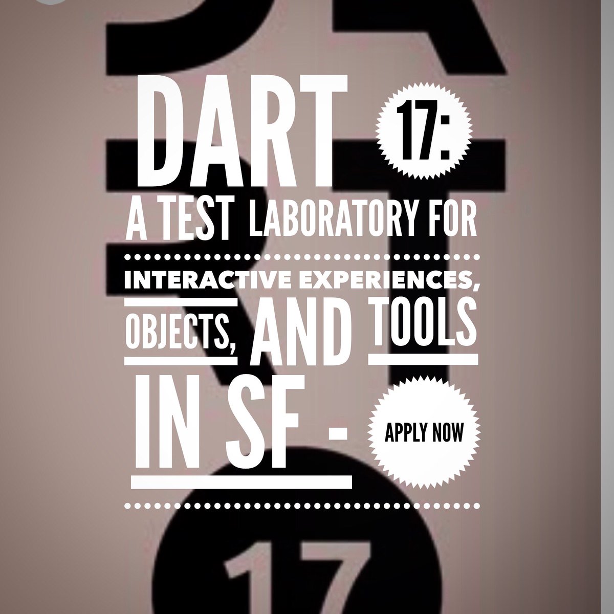 PennySchiffer's tweet photo. Calling all creatives! Apply now if you would like to go to SF with our #dart17 program https://t.co/mPBeX60yep #VR #AR #Robotics #CX https://t.co/C6pFrRFOc4