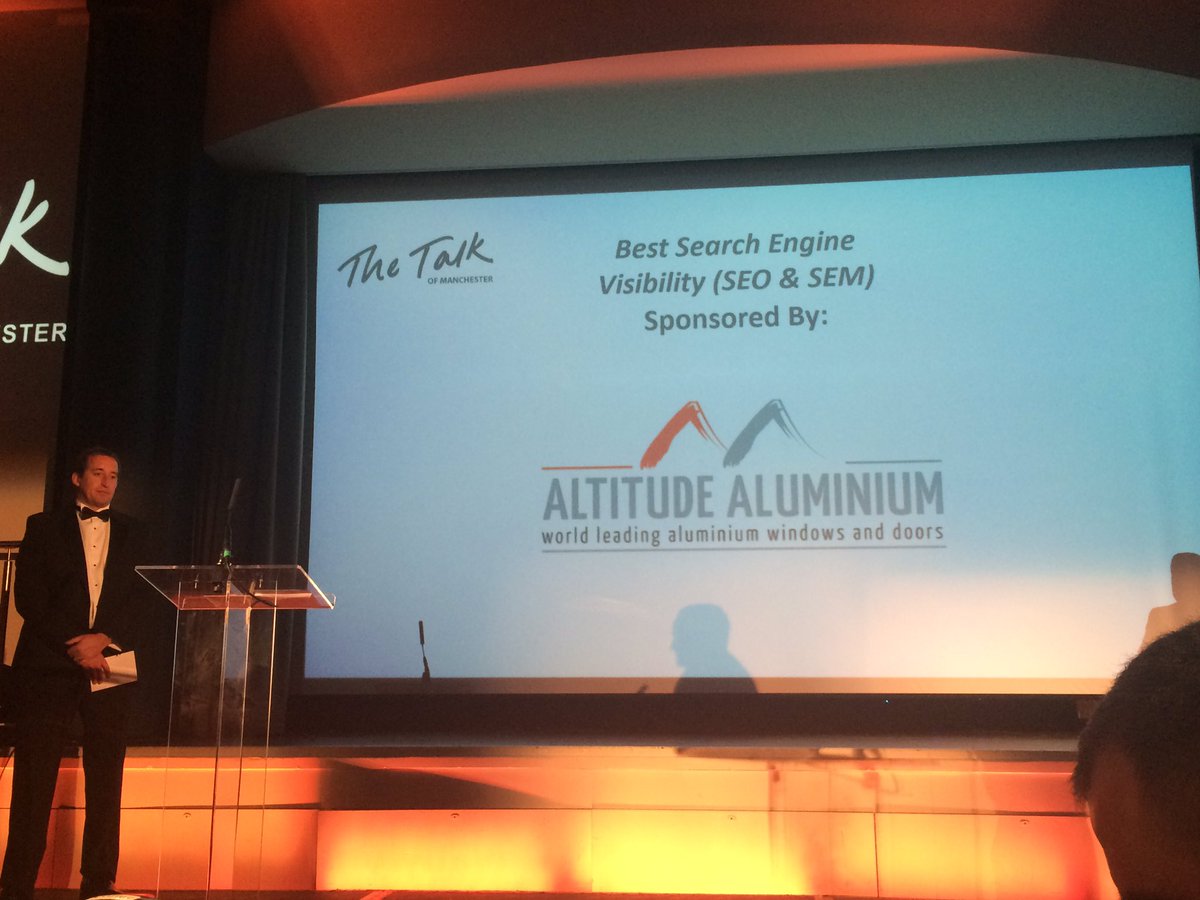 AltitudeAlu's tweet photo. We had a great time at last nights @theTOMsAwards, it was a well organised event &amp; ceremony. @BoardroomMCR &amp; @PaulKilroe #THETOMS https://t.co/gRYBDe7kT3