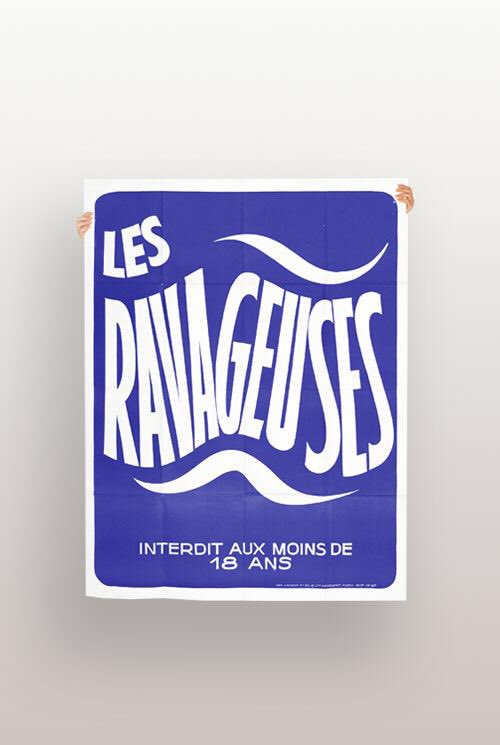 Les ravageuses (1975 - 120x160) en vente sur pornographisme.fr