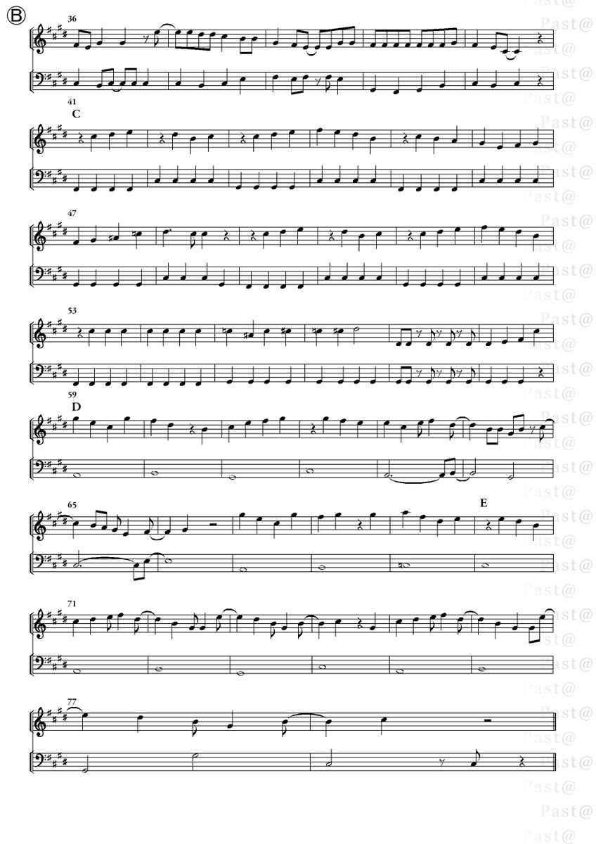 楽譜のパスタ Sur Twitter ドーナツホール Pa 11 Vocaloidオリジナル Inc 1 2ページ Inb 3 4ページ ボカロ 楽譜のパスタ