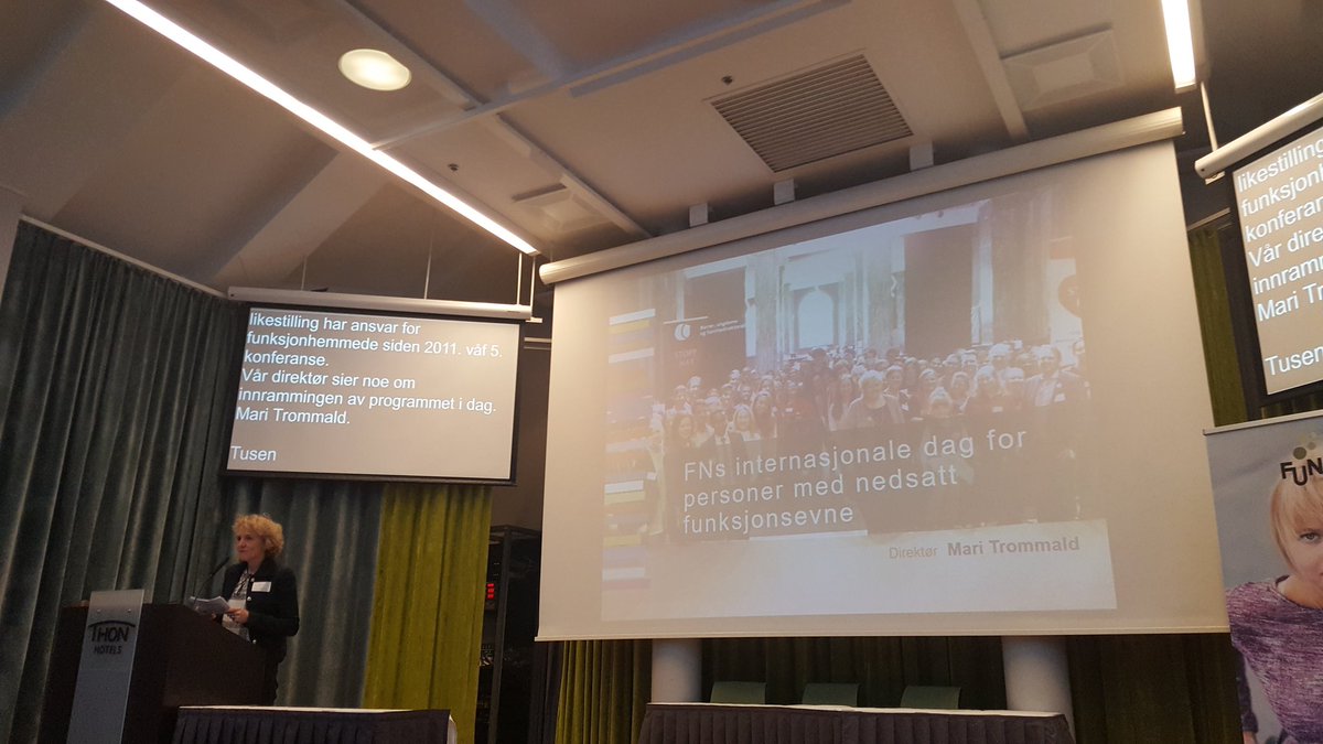 TelenorOpenMind's tweet photo. Temaet for dagens konferanse er "hatefulle ytringer". Direktør i @bufdir Mari Trommald på scenen #stoppHAT https://t.co/PLMWMO5y9w