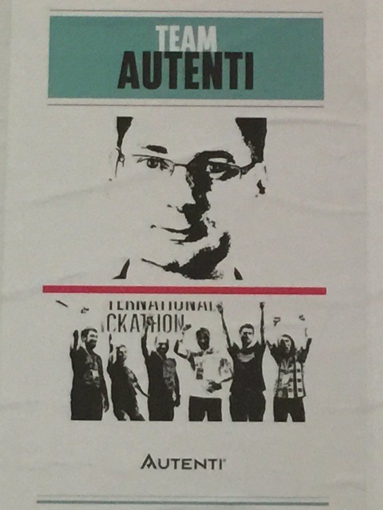 I found #Autenti team posted on the wall at #internationalhackathon :-) what do you think this means?