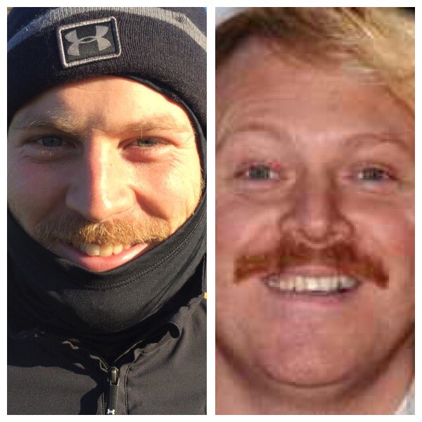 GuyThompson87's tweet photo. Make sure you wrap up warm today....it's a cold one out there! @joesimpson9 @lemontwittor #twins #gingertash https://t.co/BiOA1VpQul