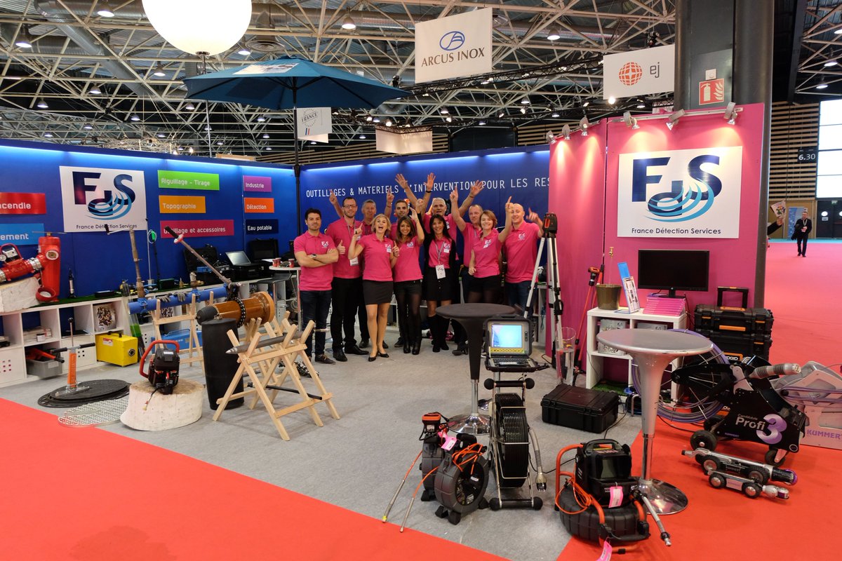 francedetection's tweet image. Démo, concours, nouveau catalogue, rollers, tee-shirt rose...#FDS#met le feu sur #Pollutec#