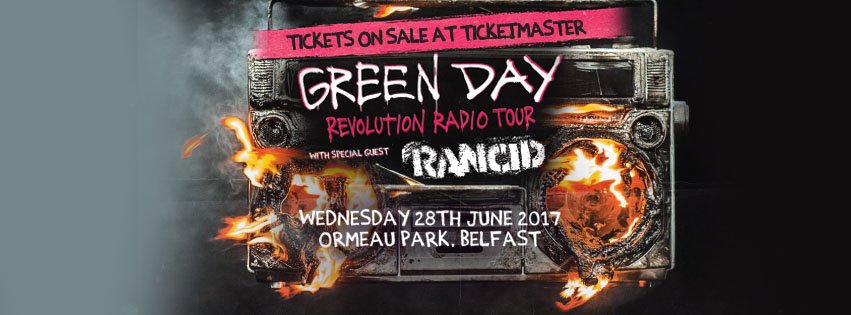 ⚠️GREEN DAY TICKETS ON SALE NOW⚠️
from <a href="/KatysBar/">Katy's Bar</a> <a href="/TicketmasterIre/">Ticketmaster Ireland</a> outlets, ticketmaster.ie

Link - ticketmaster.ie/event/38005178…