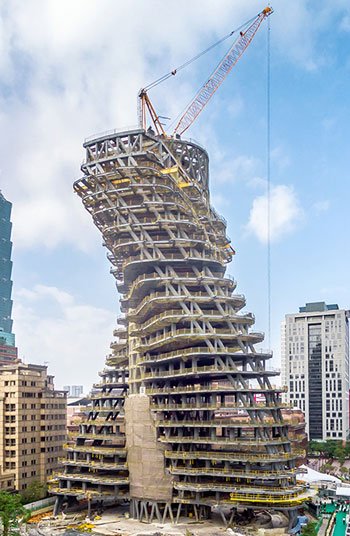 DunbarBoardman's tweet photo. Twisting Tao Zhu Yin Yuan Tower Makes Construction Progress in #Taipei

https://t.co/YTqxnb9dwR

#Construction #HighRise #Helix #Structure https://t.co/z5Tzv0wSQH